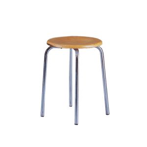 SGABELLO FISSO C/PIANO IN LEGNO